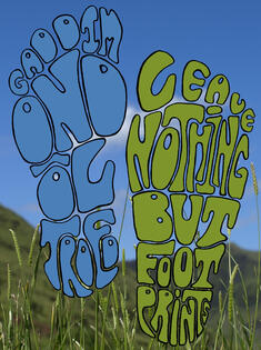Bilingual Footprints - graphic design