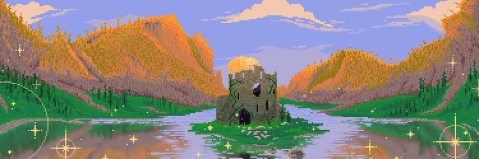 Mid May - pixel art landscape