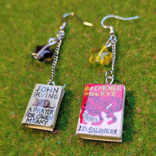 Book Earrings