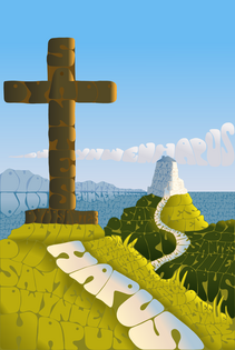 Dydd Santes Dwynwen Hapus - graphic design