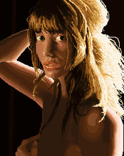 Lighting Study - pixel art bust